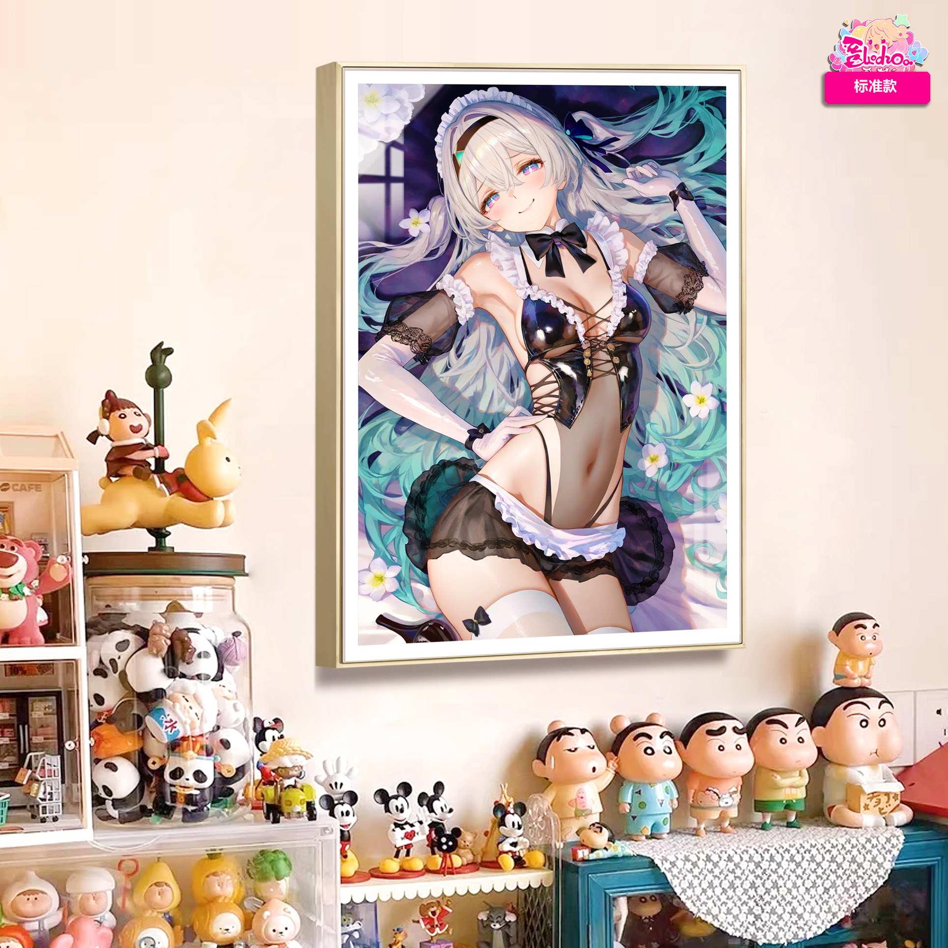 Yingchen Maid Firefly Decorative Painting, A Miao Painting Society, in stock