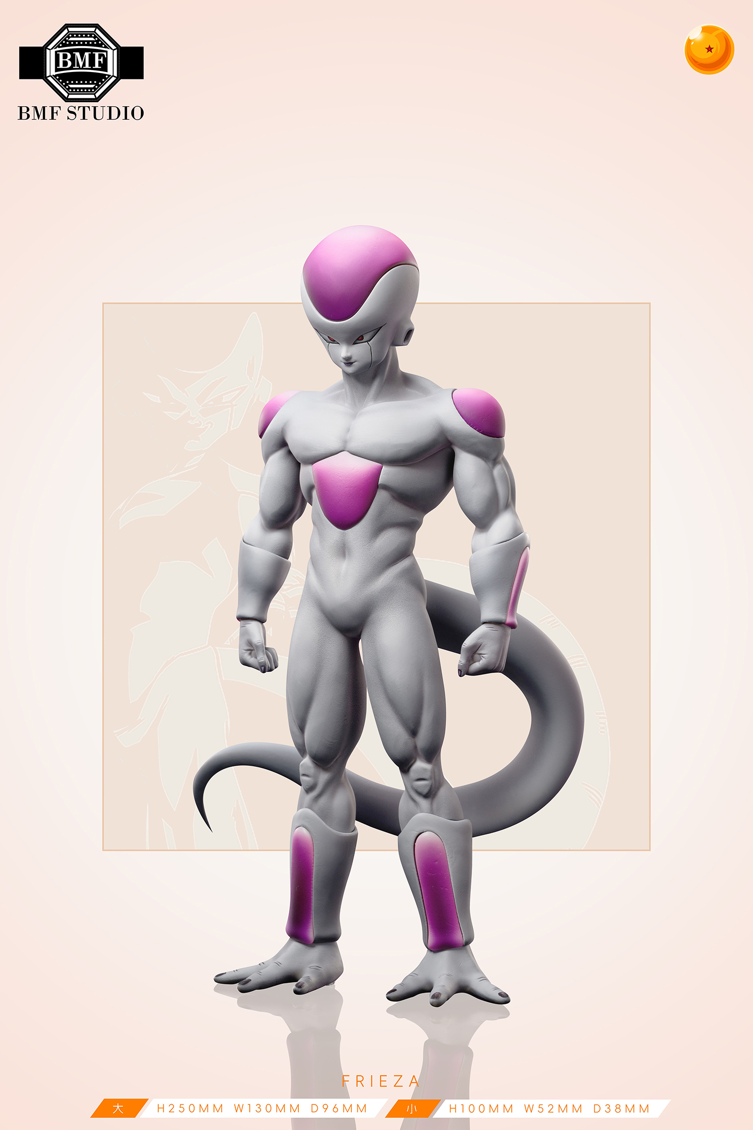 Pre-sale Frieza Completion Plan 01 Frieza's First Appearance Style 1 1/6 Light and Shadow Coating 2 1/6 Animation Version 3 1/15 Pocket Illustrations(GK)-KWII-GK