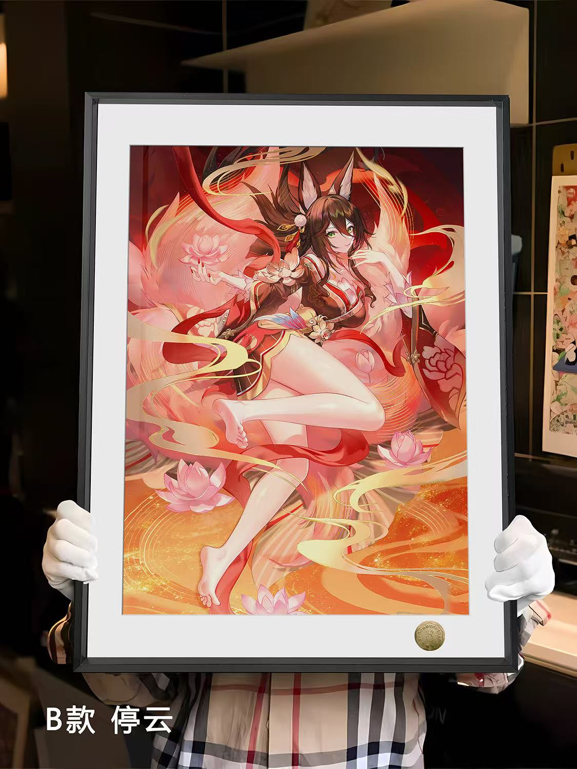 In stock Honkai Impact 3rd New Year Single Honkai Impact 3rd New Year Decoration Painting of Topa Tingyun Style Two options A Topa, B Tingyun-KWII-GK