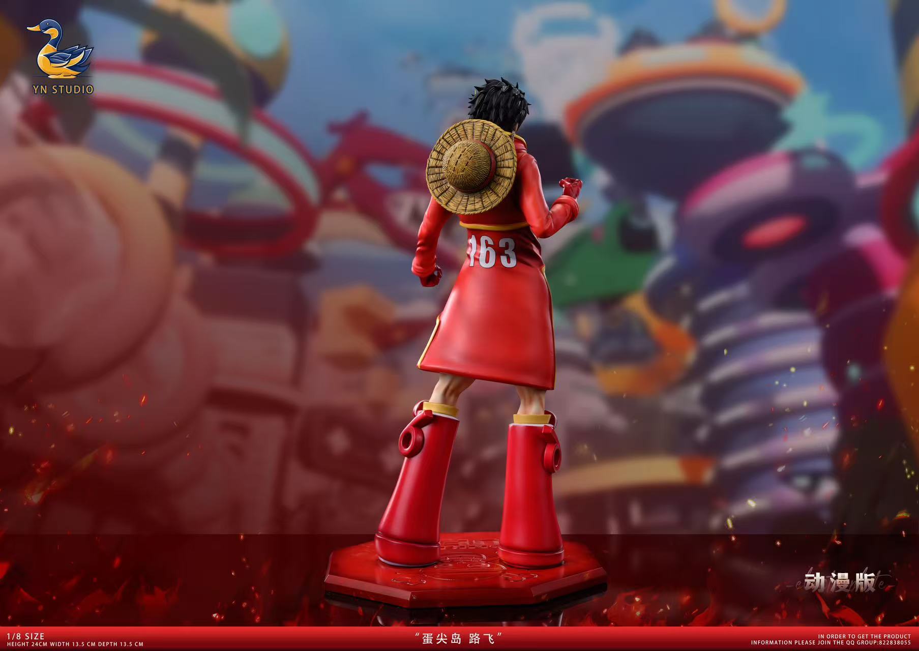 One Piece, Egg Island Fourth Luffy, 1/8 scale YN-Studio, statue GK pre-sale