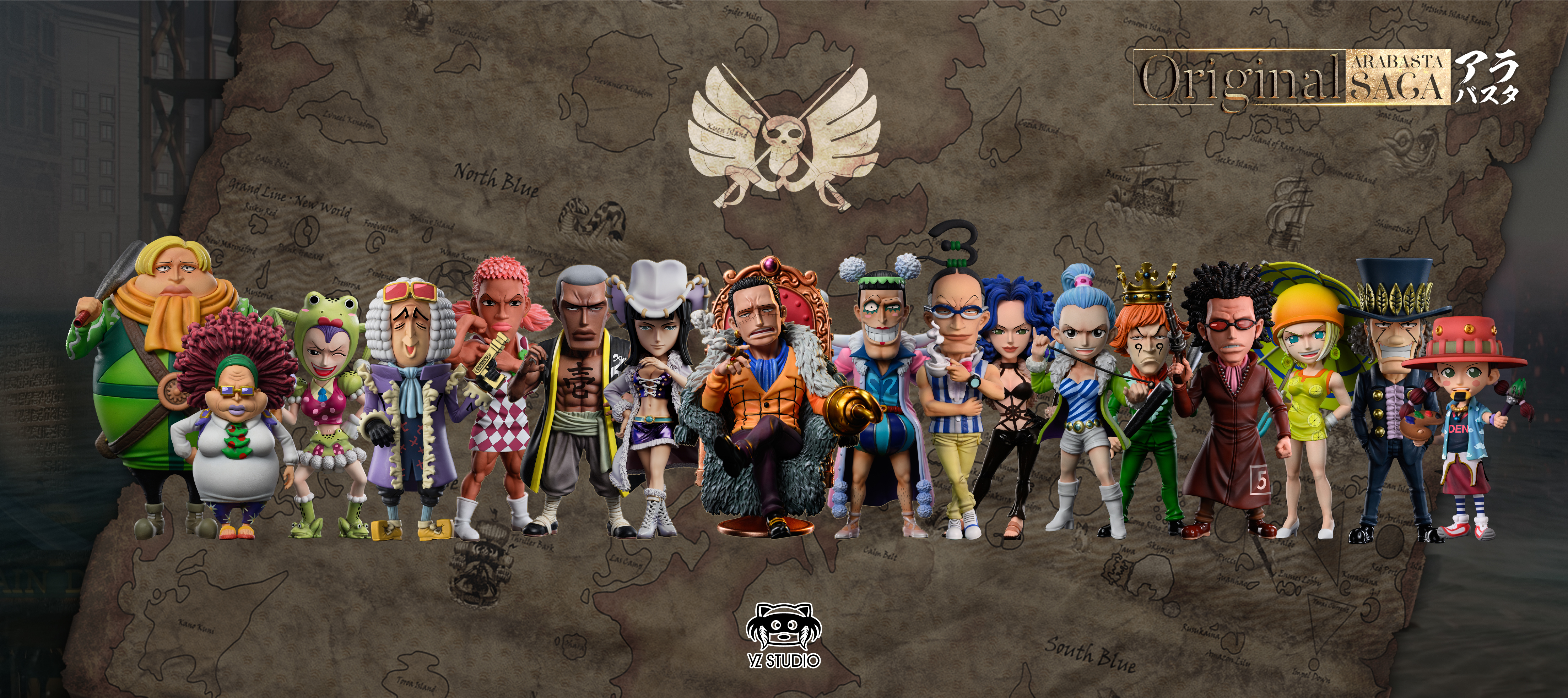 One Piece Nico Robin Grand Line Alabasta Chapter 031, yz studio statue GK pre-sale