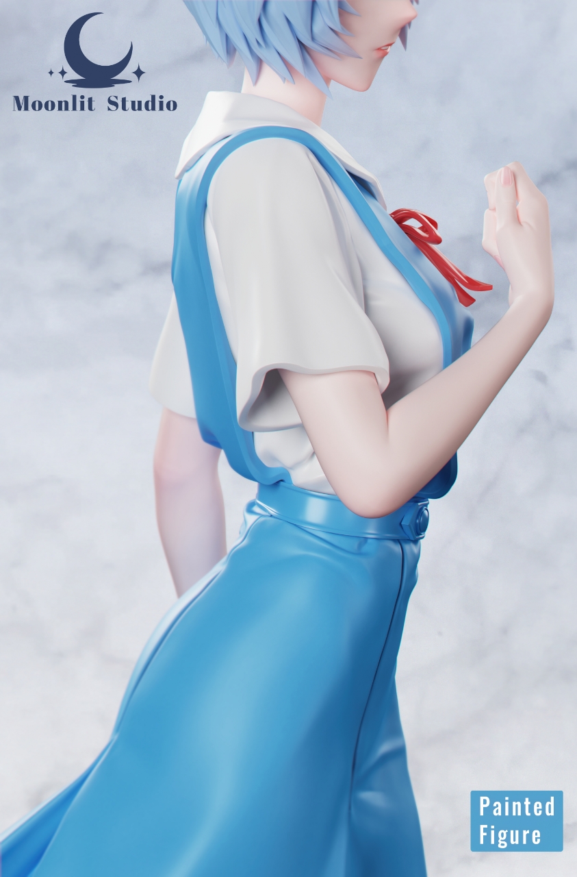 Neon Genesis Evangelion, Rei Ayanami school uniform 1/6 scale, Moonlit Studio, statue GK18+ pre-sale