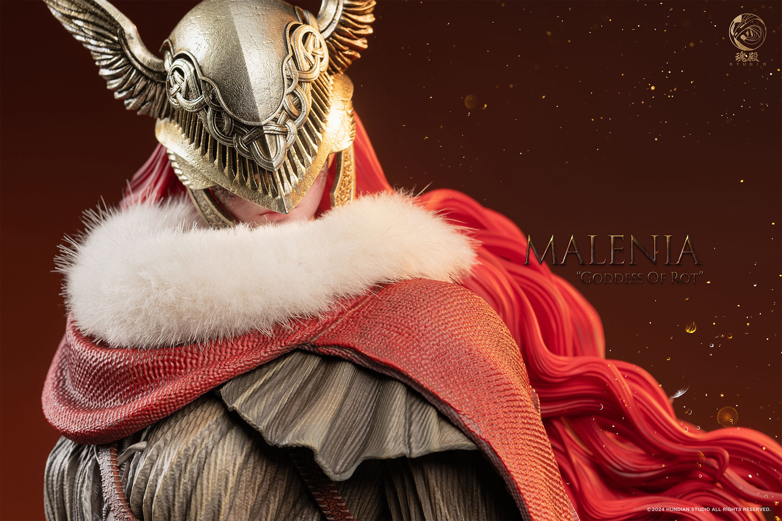 Elden Ring, Valkyrie Malenia, 1/4 scale, Soul Temple-studios, statue GK pre-sale