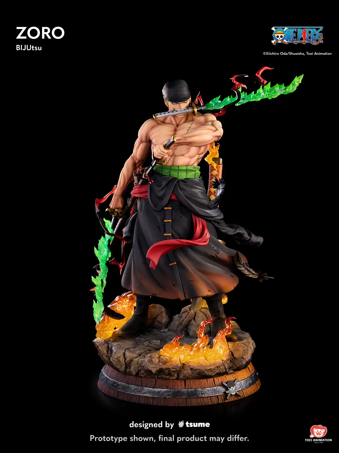 Tsume Studio - One Piece Zoro BIJUtsu (Licensed) 1/4 Statue(GK)
