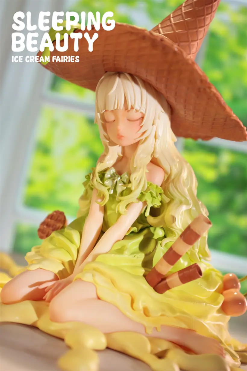 WeArtDoing Studio - Sleeping Beauty-Ice Cream Fairies-Vanilla X Matcha X Chocolate (Licensed)Statue(GK)