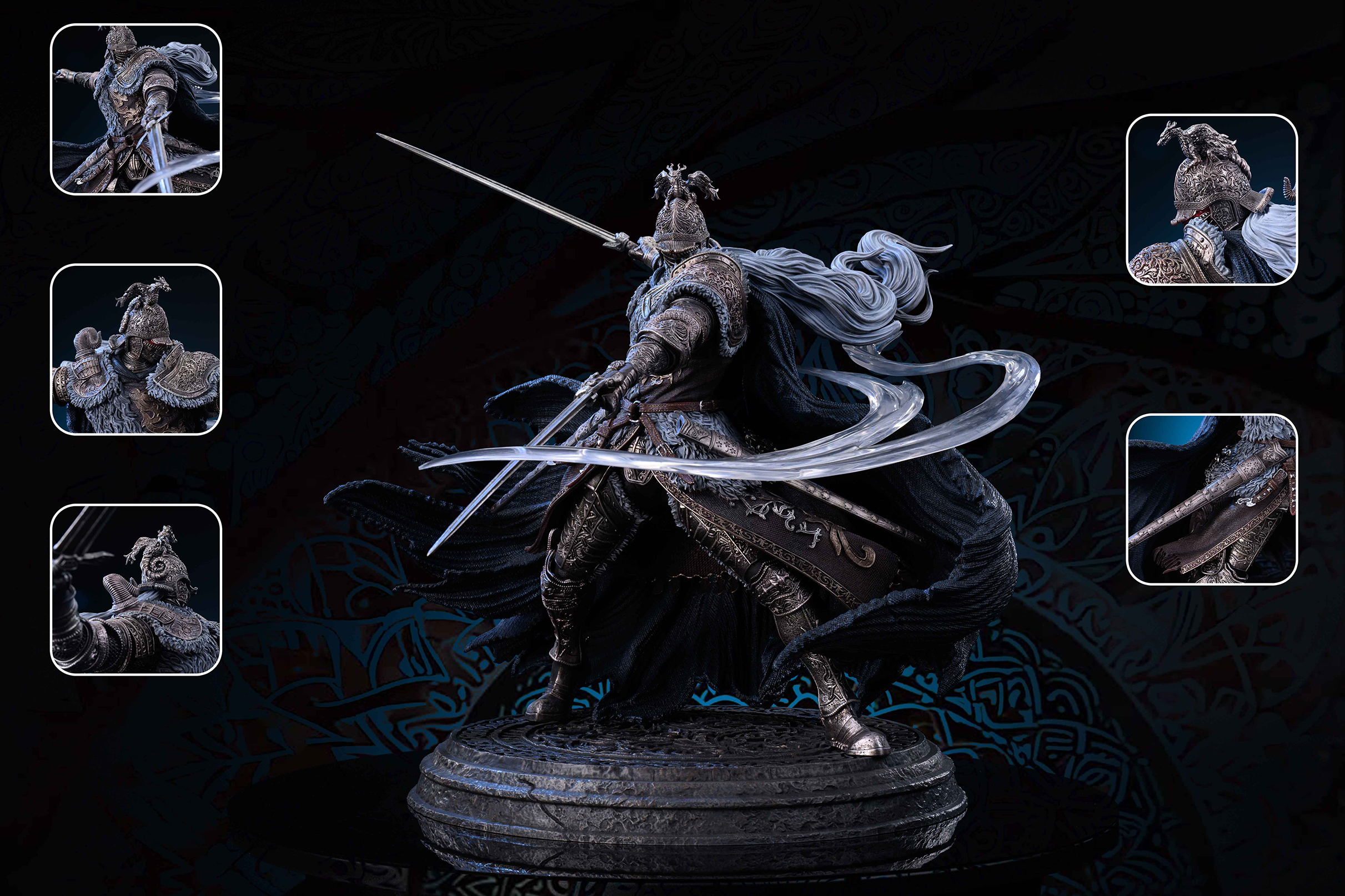 Elden Ring Banished Knight The best player Statue GK-Sword&Wing Studio Pre-sale