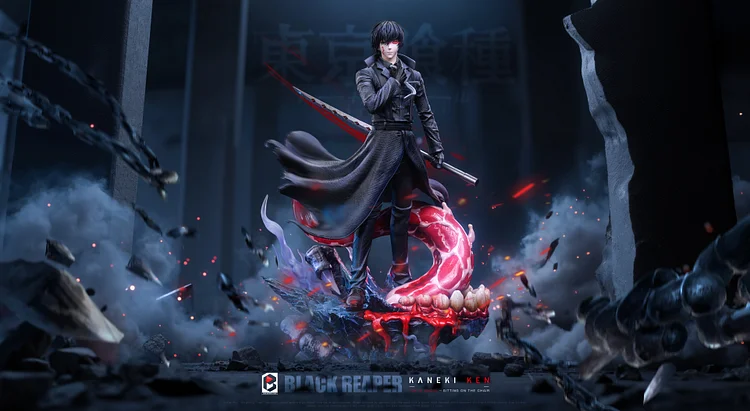 Tokyo Ghoul - Black Death Kaneki Ken Statue (GK) -BW Studio