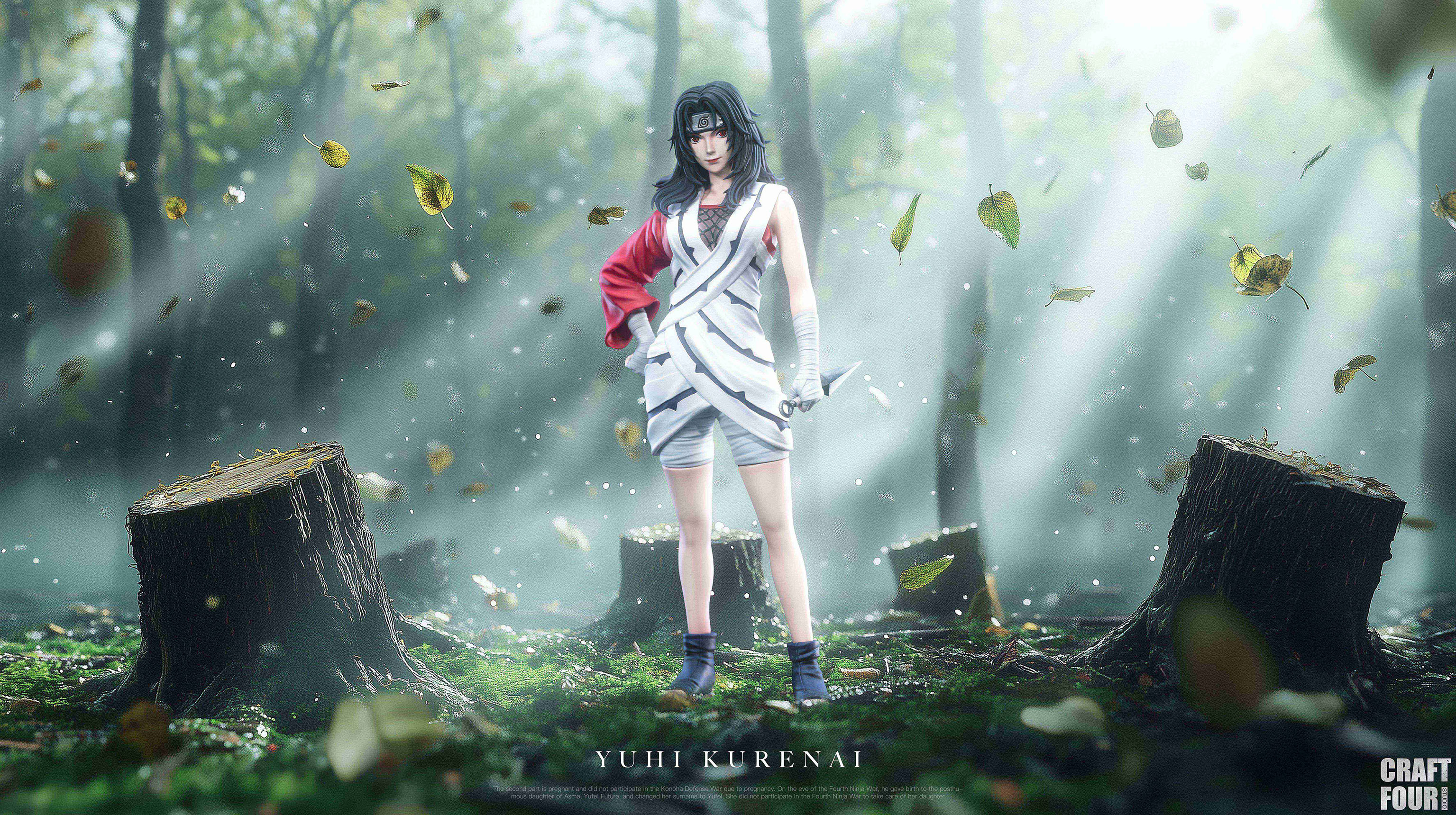 Naruto Group Photo Series 03 Kurenai Yūhi Statue(GK) - C4 Studio