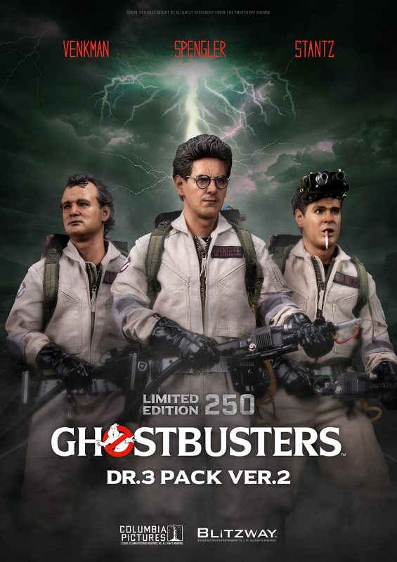 Ghostbusters Spengler Stantz Venkman Zeddemore 1/6 Scale Action Figure (Licensed)-BLITZWAY