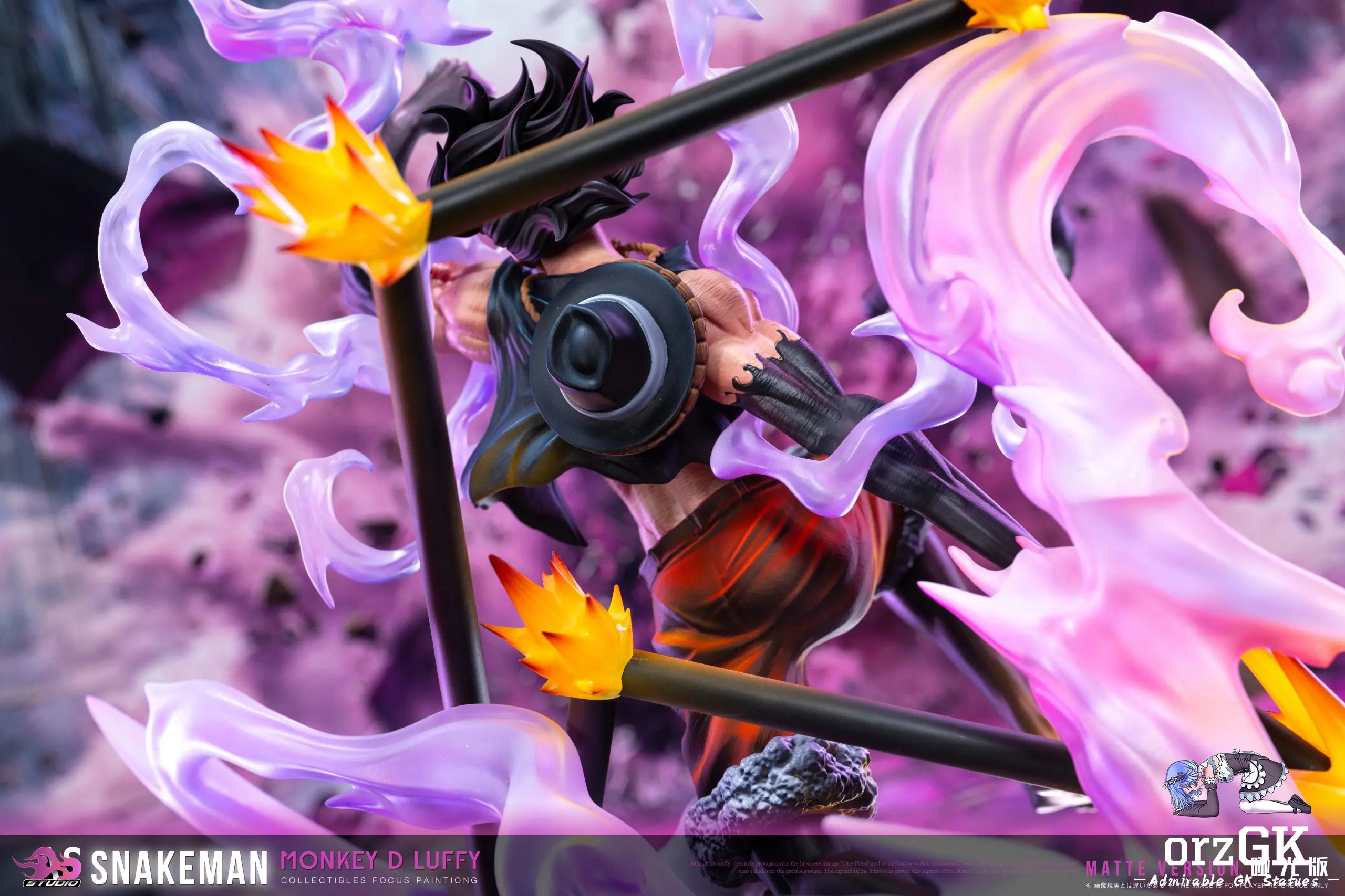 As Studio - One Piece Snake Man Luffy Statue