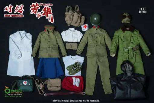 QORANGE QOTOYS - QORANGE QOTOYS 1/6 The Anti-Vietnam Youth Set NO.QOM-1061A/B Licensed Statue