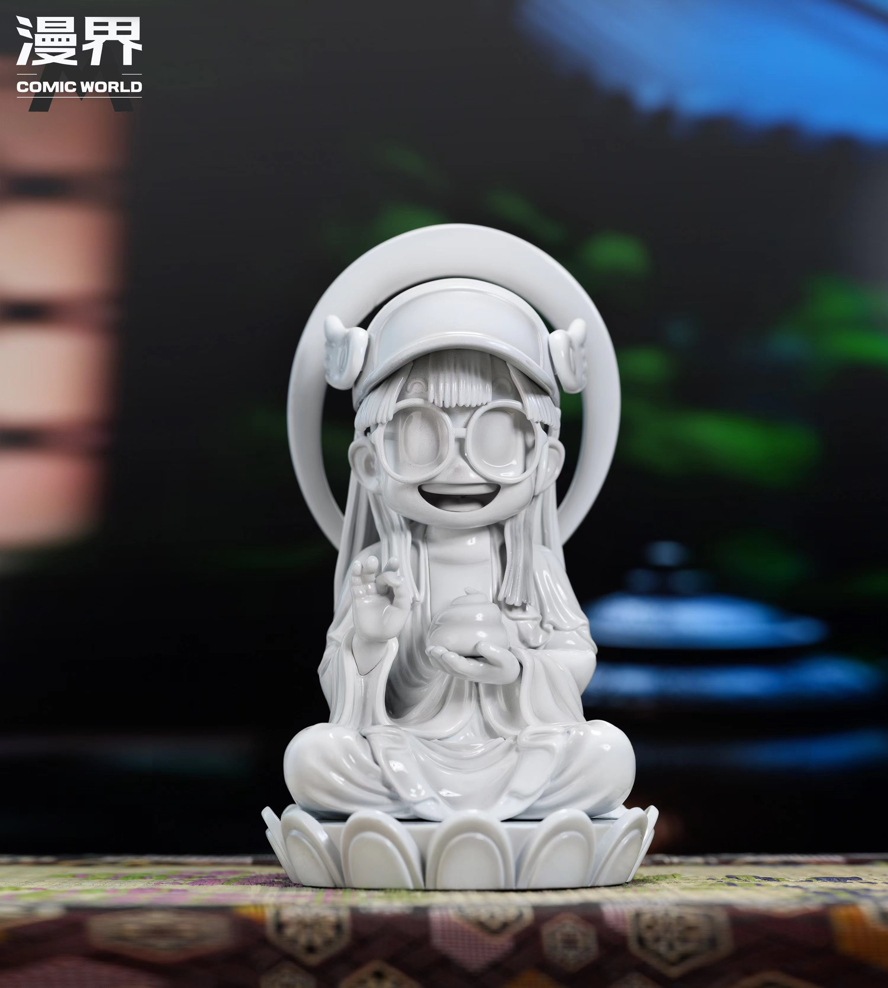 [Pre-sale] [Work] Guanyin Good Luck Arale [Size] Total height about 22cm width 14cm (GK)