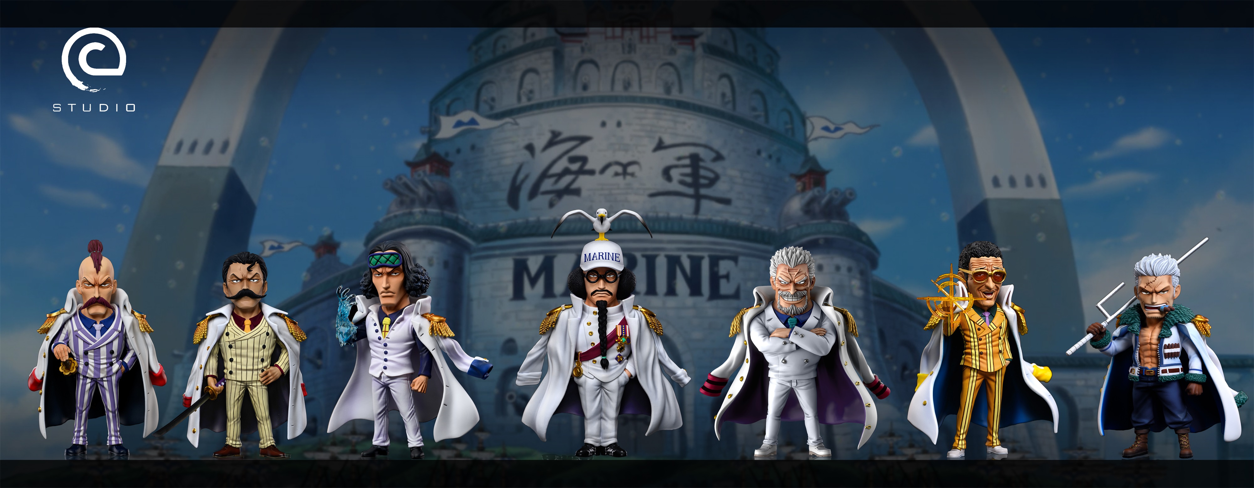 [Pre-sale] Navy Series Vice Admiral --- Stierres Main body size: 8.5 cm (GK)