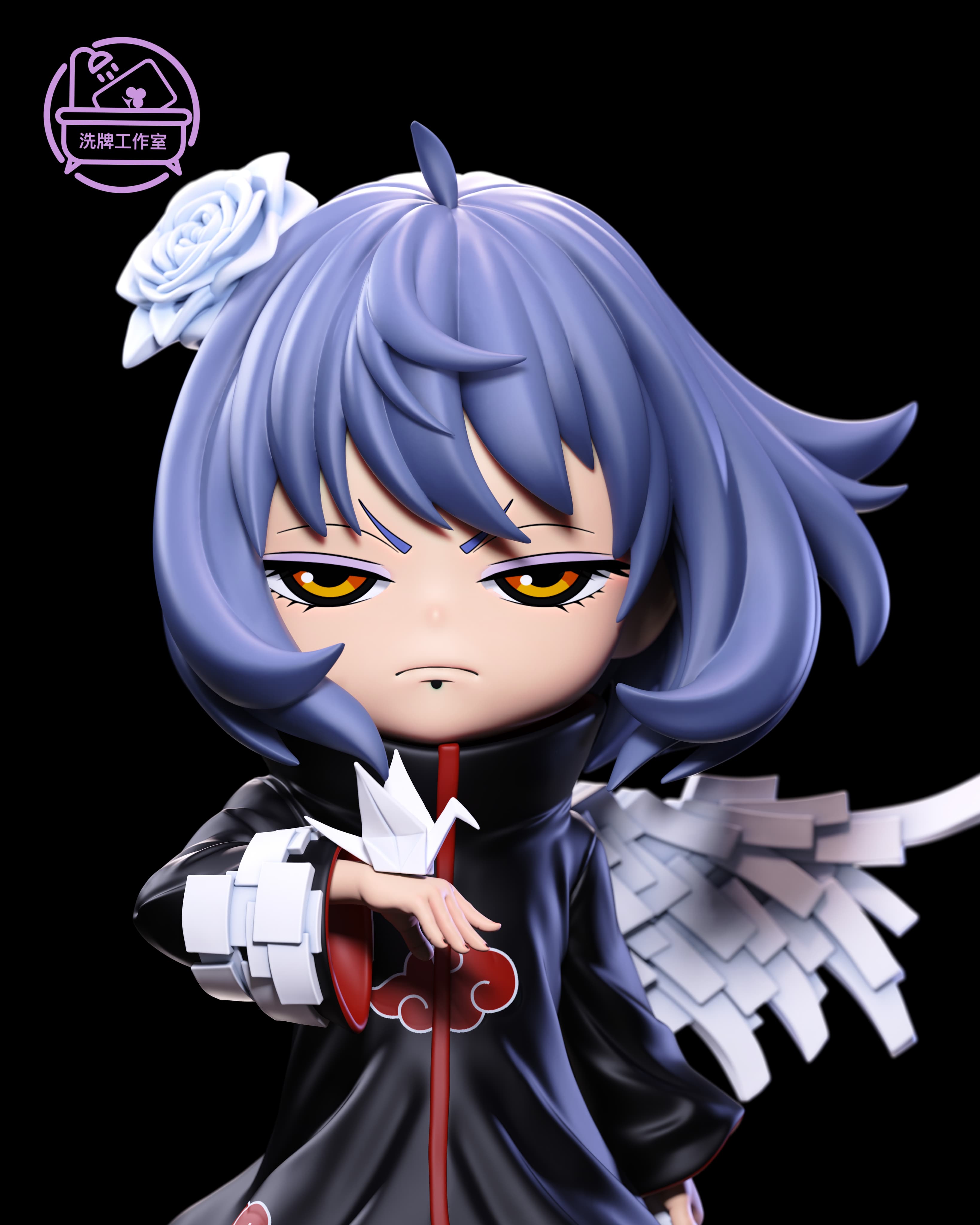 Pre-sale This is God's will to destroy you Work Pink-headed cute Cos series prologue, second episode Size 1/6 height 21 width 9.5 depth 8cm (GK-KWII-GK