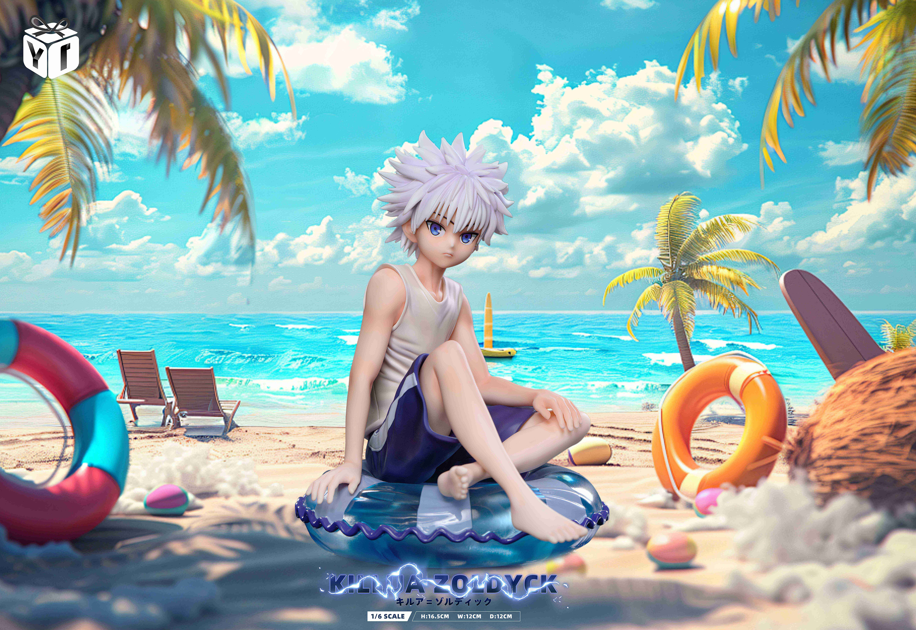 YI-Studio -HunterxHunter-Summer Killua 1/6 Statue(GK) 
