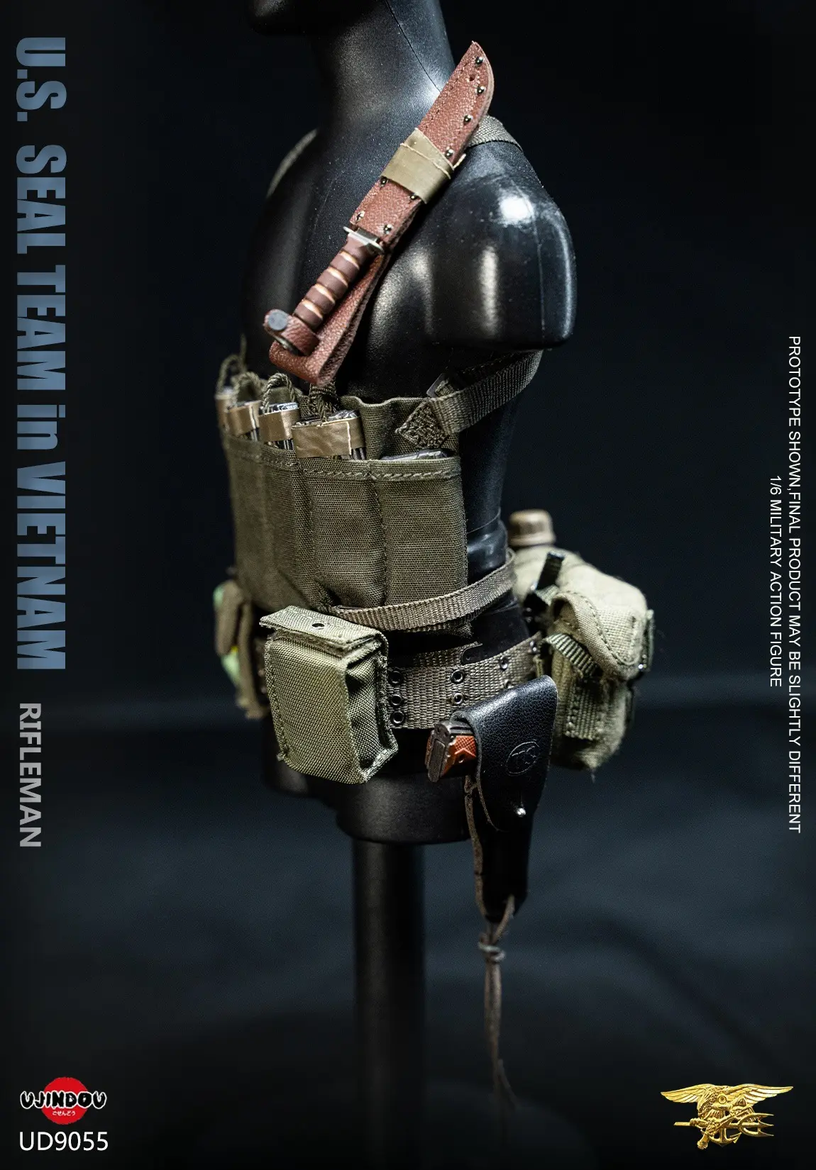 UJINDOU - 1/6 U.S. SEAL TEAM in VIETNAM RIFLEMAN UD9055 (Licensed) Statue(GK) 