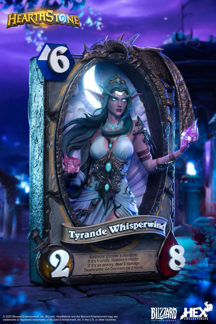 Blizzard Hearthstone - Tyrande Whisperwind Statue(Licensed)