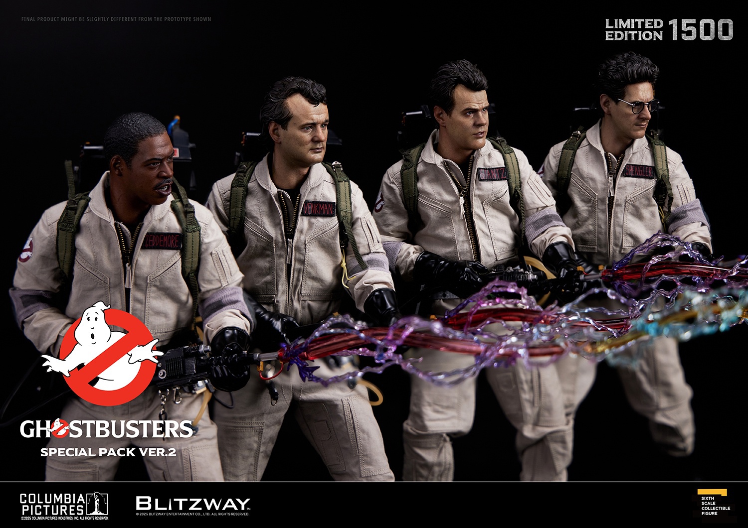 Ghostbusters Spengler Stantz Venkman Zeddemore 1/6 Scale Action Figure (Licensed)-BLITZWAY