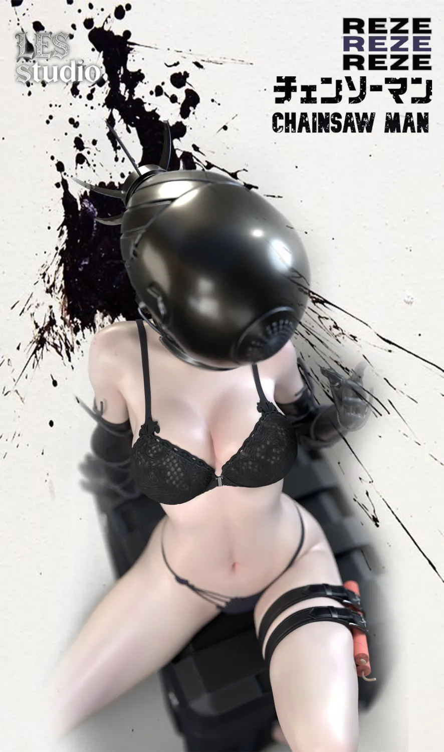LES Studio - Artist Series Reze Chainsaw Man Statue 