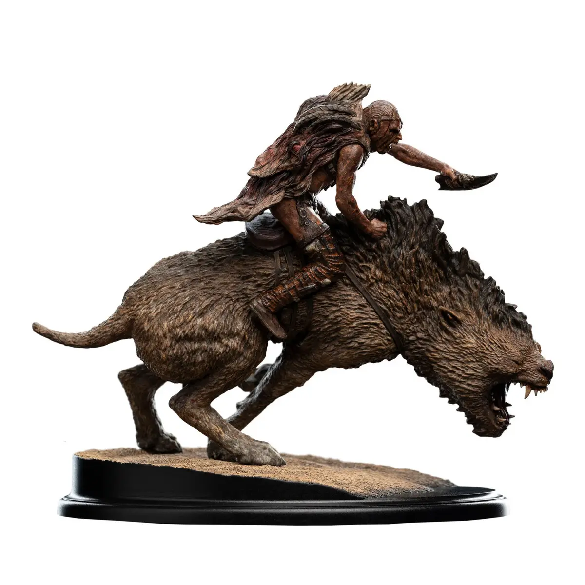 WETA Workshop - Lord of the Rings Orc Wolf Rider Shaku 86-01-04752 (Licensed) Statue 