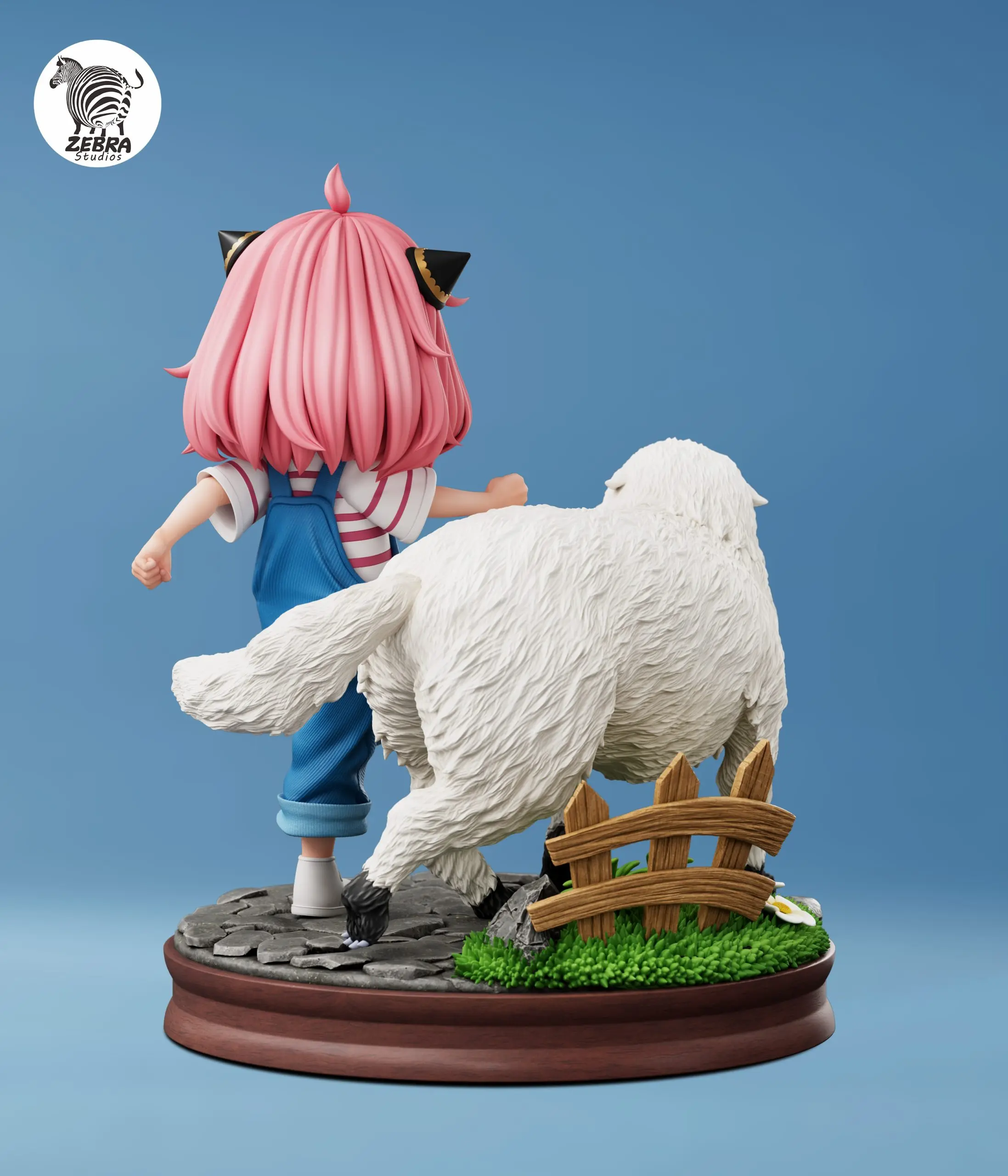 Zebra Studio - Spy x Family Anya and Bond Looking Left  Statue(GK)