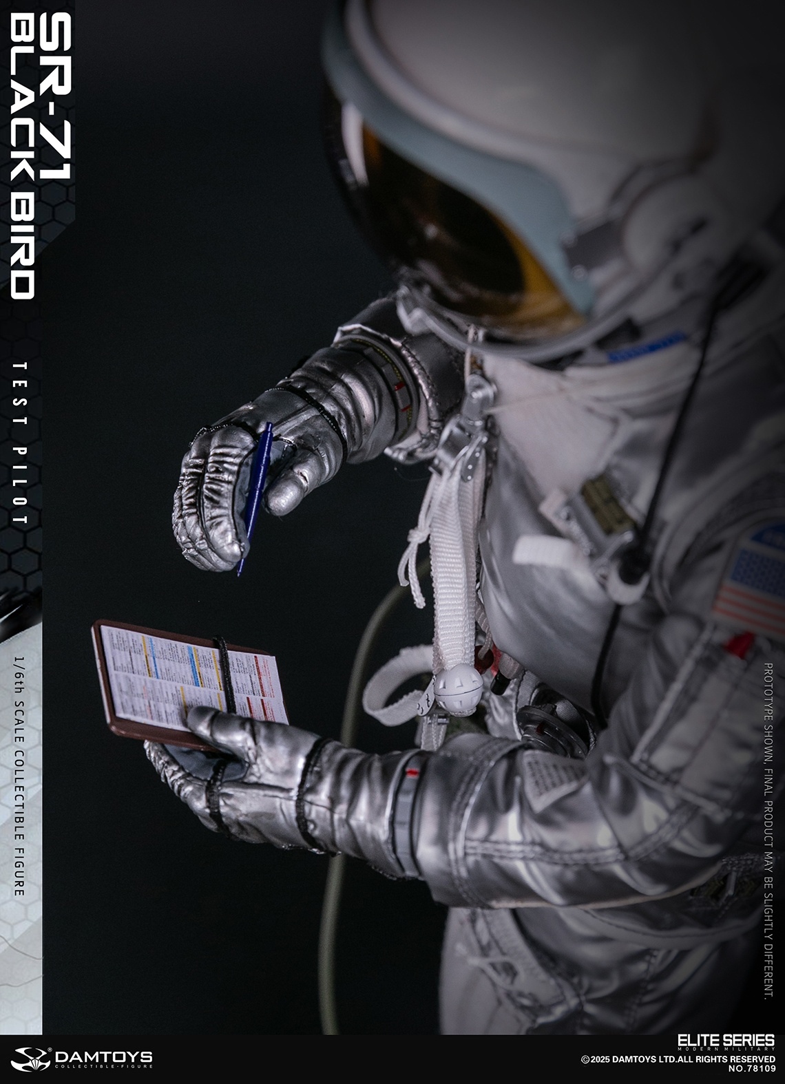 SR-71 Blackbird Test Pilot NO78109 (Licensed) 1/6 Scale Statue(GK) -DAMTOYS