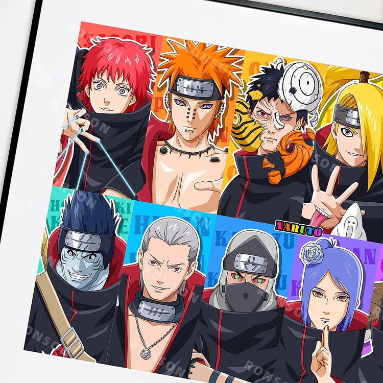 Naruto-Decorative Painting of RAINBOW Series o10 Scene (Adult 18+)Mystical Art Studio --KWII-GK