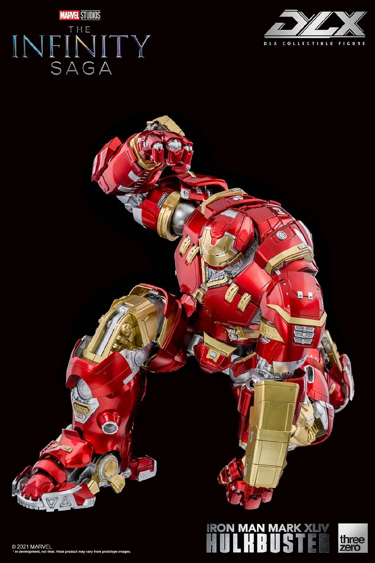  DLX Iron Man Infinity Legend Mark 44 Hulkbuster Action Figure, Threezero Studio, In stock