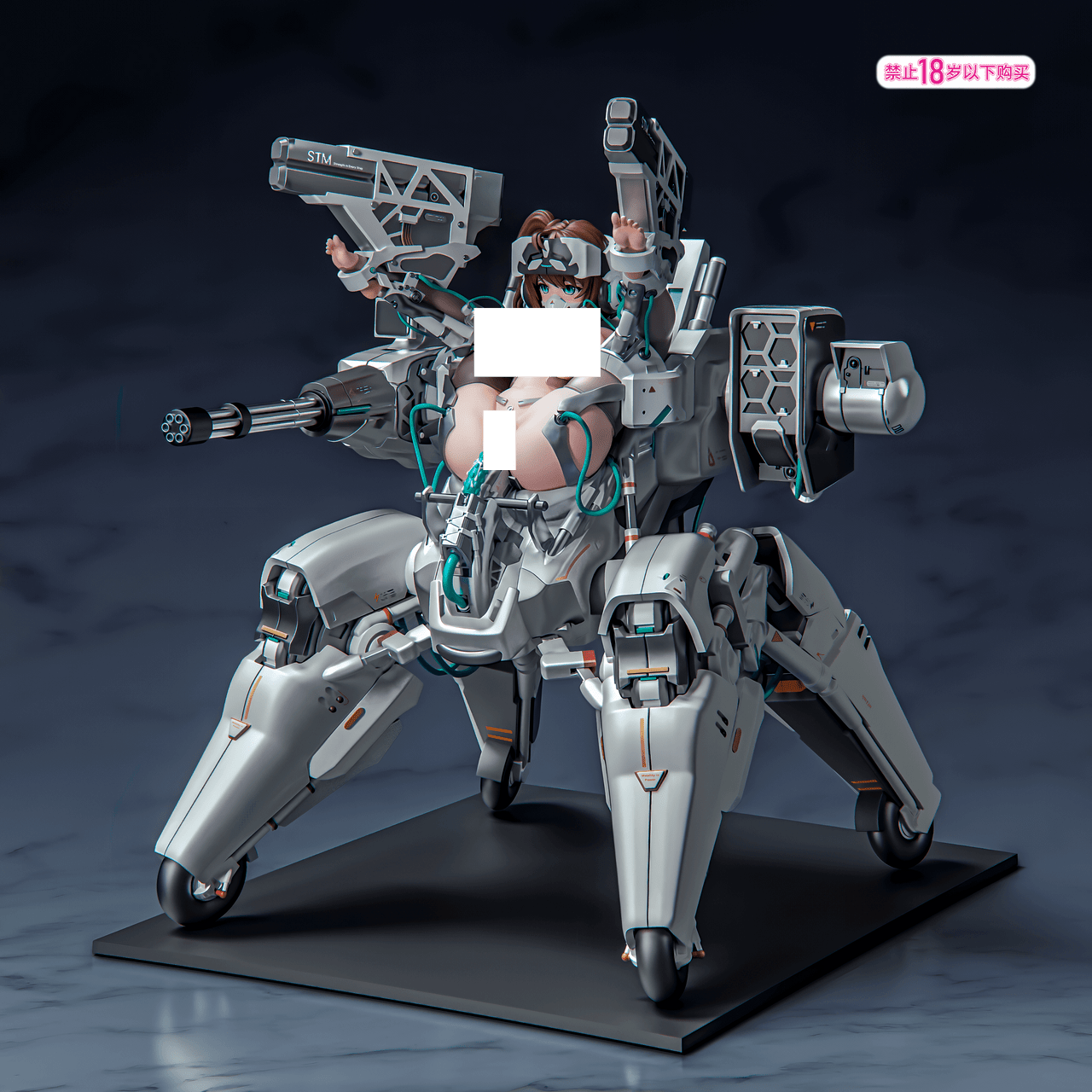 Original MVA-04 Peacock Spider (Authorized) 1/8 Statue GK (Adult 18+),Yi Ri Tuan Dui Studio, Pre-sale-KWII-GK