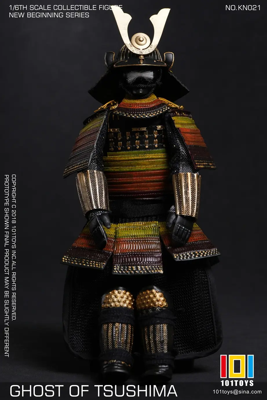 101toys - 1/6 NO KN023 NEW BEGINNER SERIES GHOST OF TSUSHIMA SAMURAI TRIO SET (Licensed) Statue(GK)