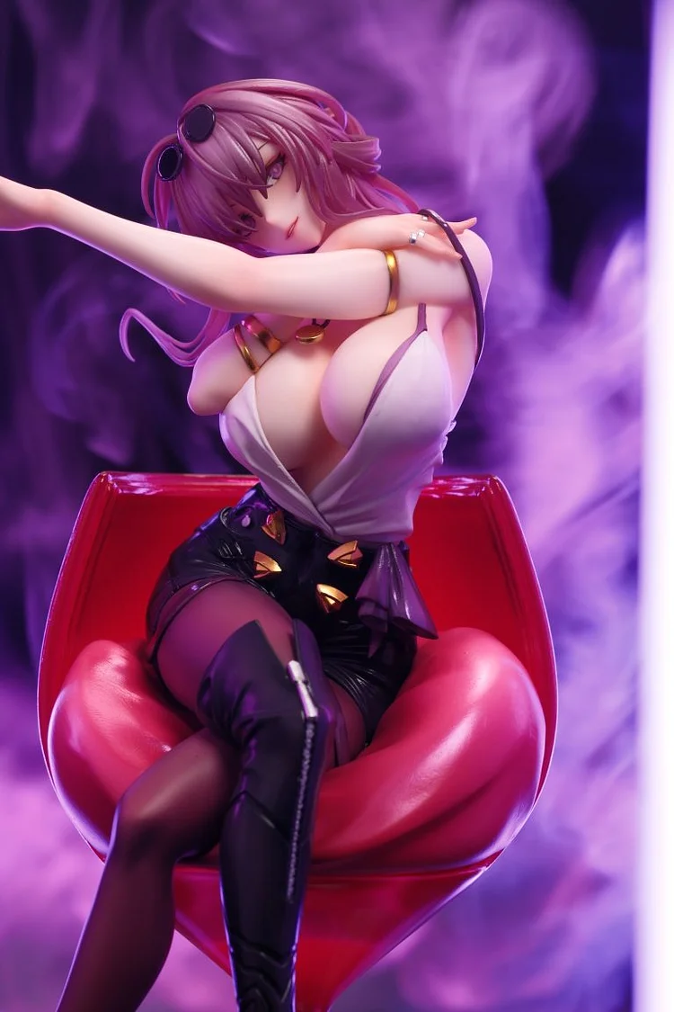 Honkai Impact 3rd Beautiful Girl Handwritten Coloring Finished Kafka 1/7 Statue GK，Rainbow Studio, (Adult 18+)-KWII-GK