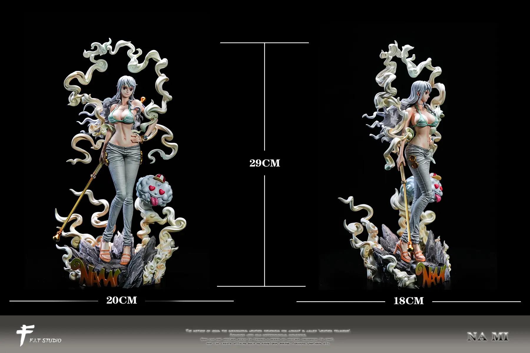 F.I.T Studio - One Piece Nika Form Nami Statue(GK)