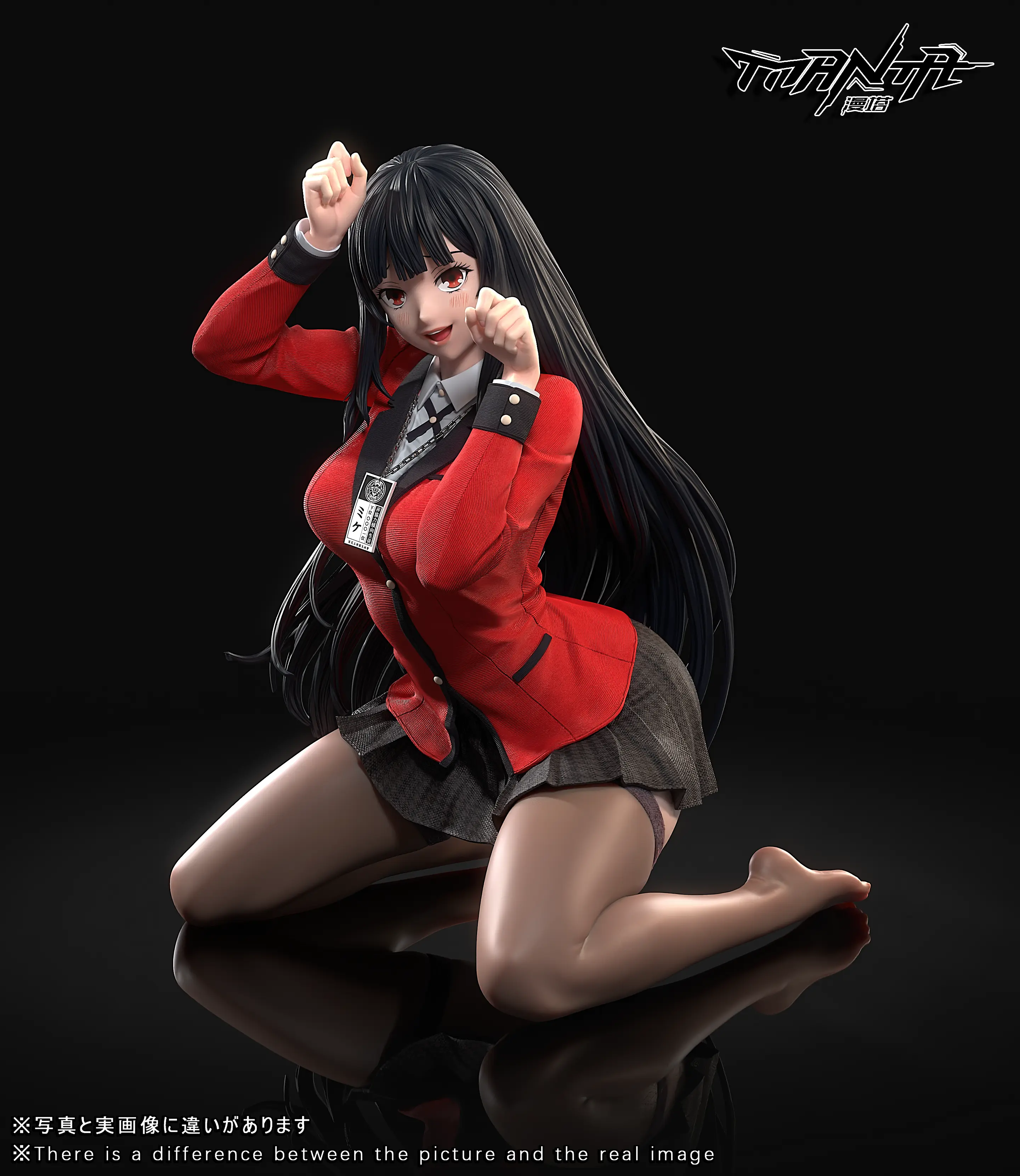 Manta Studio - Kakegurui Kneeling Series Jabami Yumeko Statue(GK)(Adult 18+)