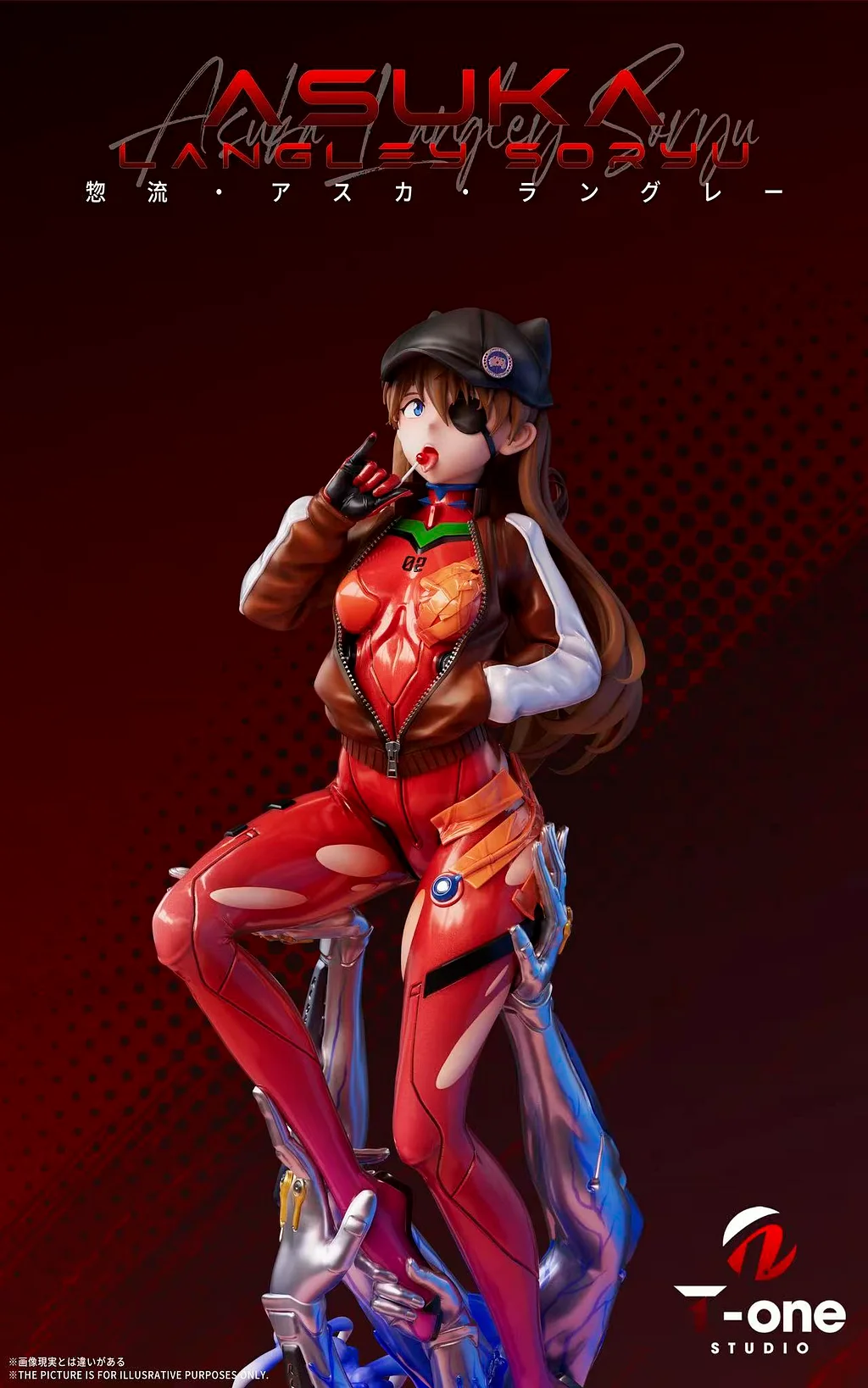 T-ONE Studio - 1/6 EVA Series Volume 1 Neon Genesis Evangelion Asuka Langley Soryu Statue 