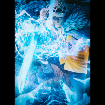 MH POP MAX One Piece Trafalgar D. Water Law (Licensed) Statue(GK) - MegaHouse Studio