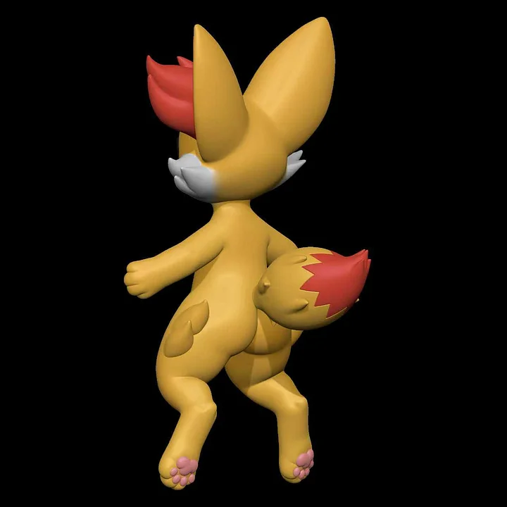 Spirit Demon Studio - Fennekin Doll Pokemon Statue