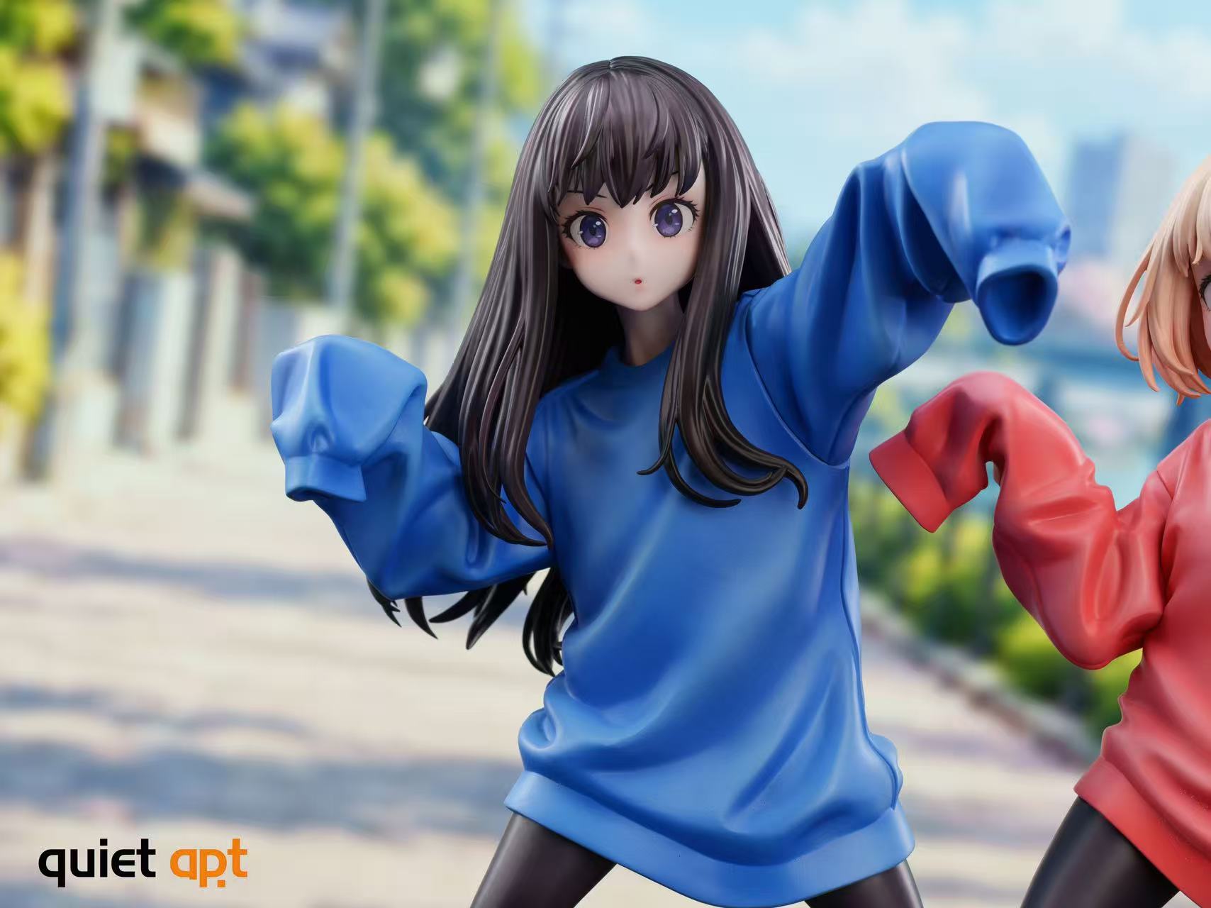 QuietArt Studio Chisato Nishikigi X Takina Inoue Daily Outfit Version Lycoris Recoil Statue