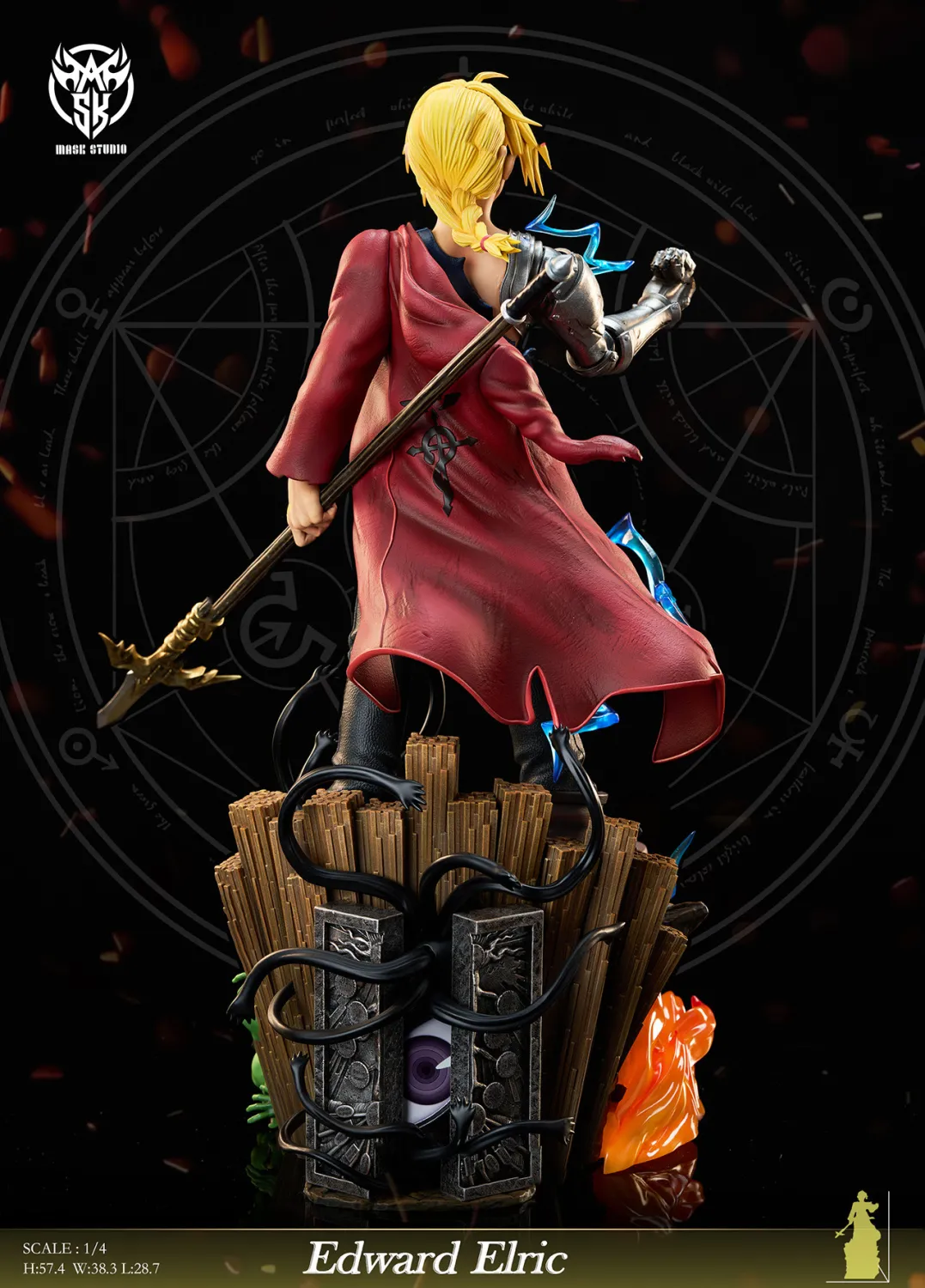 Mask Studio 1/4 Fullmetal Alchemist Edward Elic Statue 