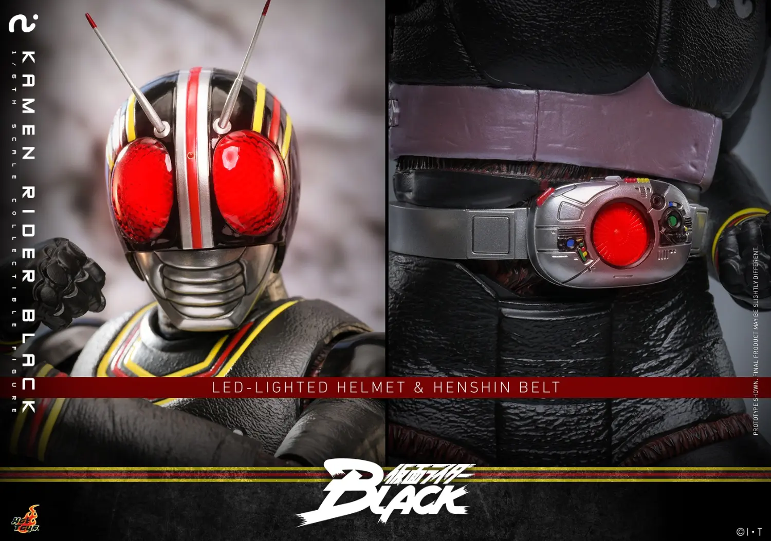 Hottoys -  Kamen Rider Black & Shadow Moon & Battle Hopper 1/6th scale TMS158 TMS159 TMS161 (Licensed) Statue(GK)