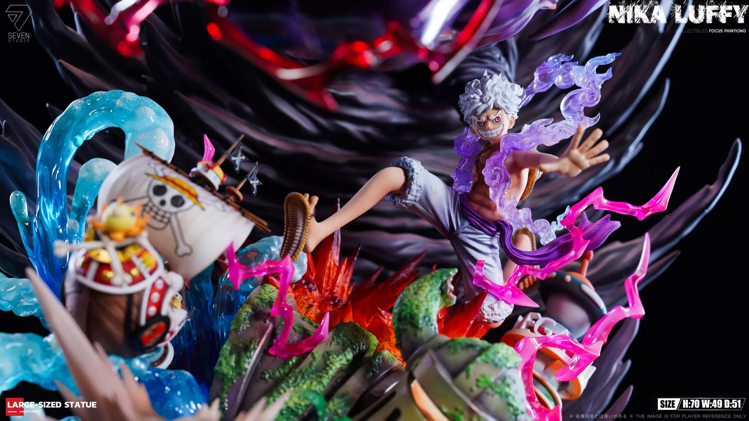 Seven Studio - One Piece Warhead Nika Luffy Statue(GK)