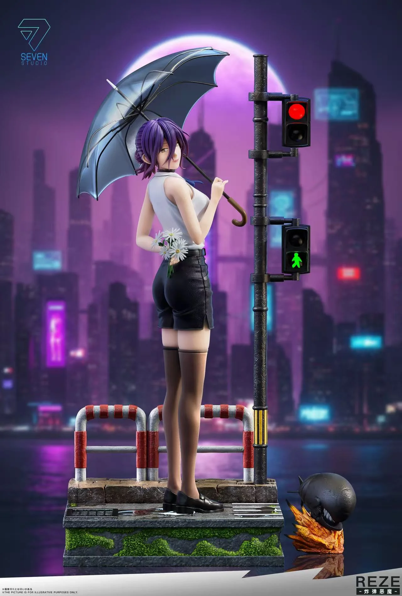 Seven Studio - Chainsaw Man Reze 1/4 Statue 