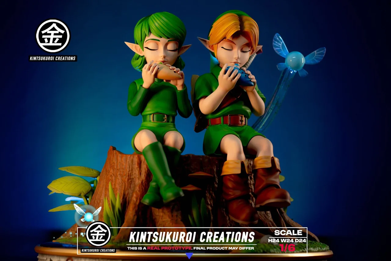 Kintsukuroi Creations - The Legend of Zelda - LINK & SARIA DIORAMA with LED 1/6 Statue(GK) 