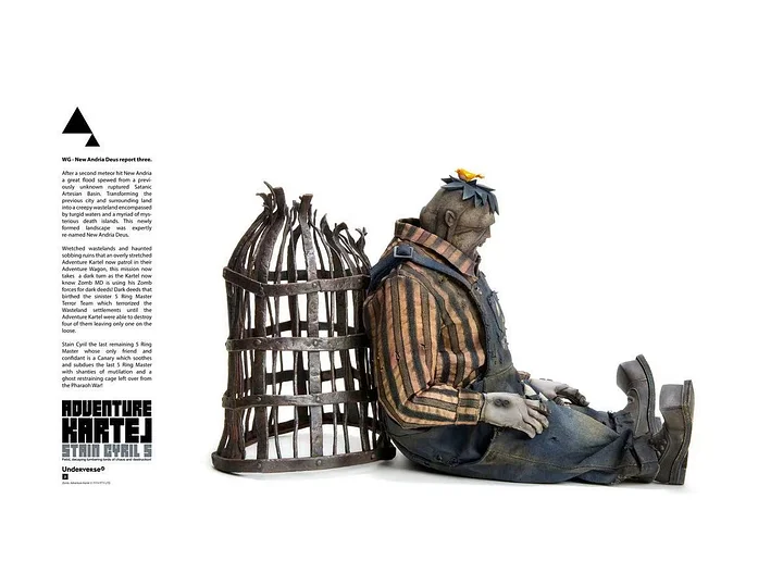 UNDERVERSE - Adventure Kartel 5 Ring Master – Stain Cyril 1/6 Action Figure (Licensed) 