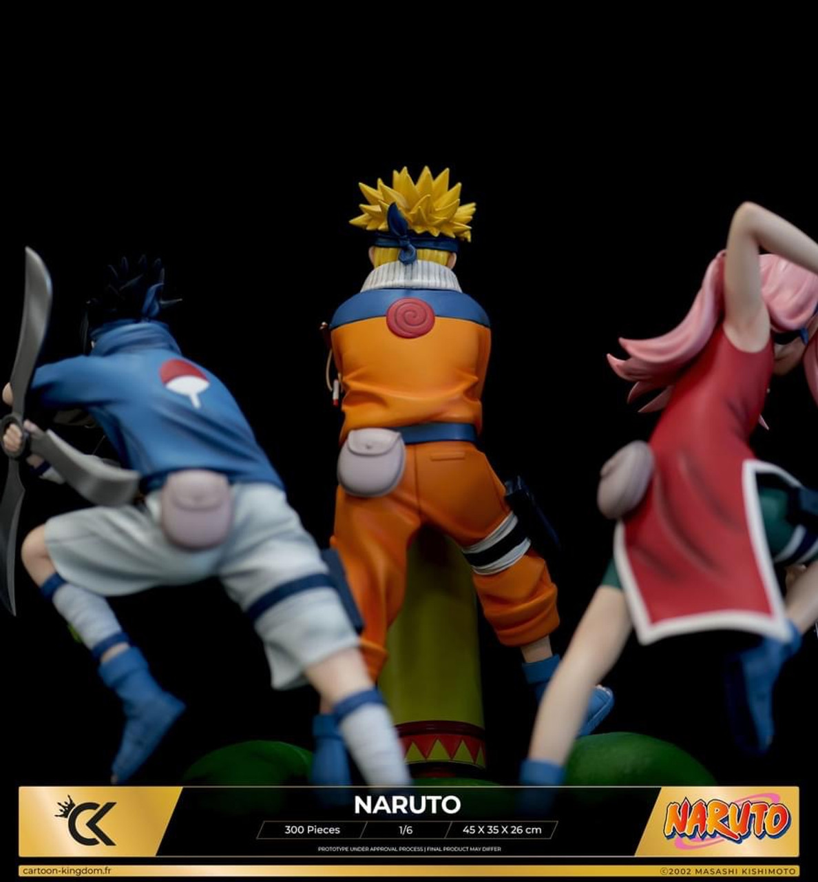 In stock -Naruto- Kakashi & Naruto & Sasuke & Sakura 1/6 statue GK (authorized), Cartoon Kingdom Studio-KWII-GK