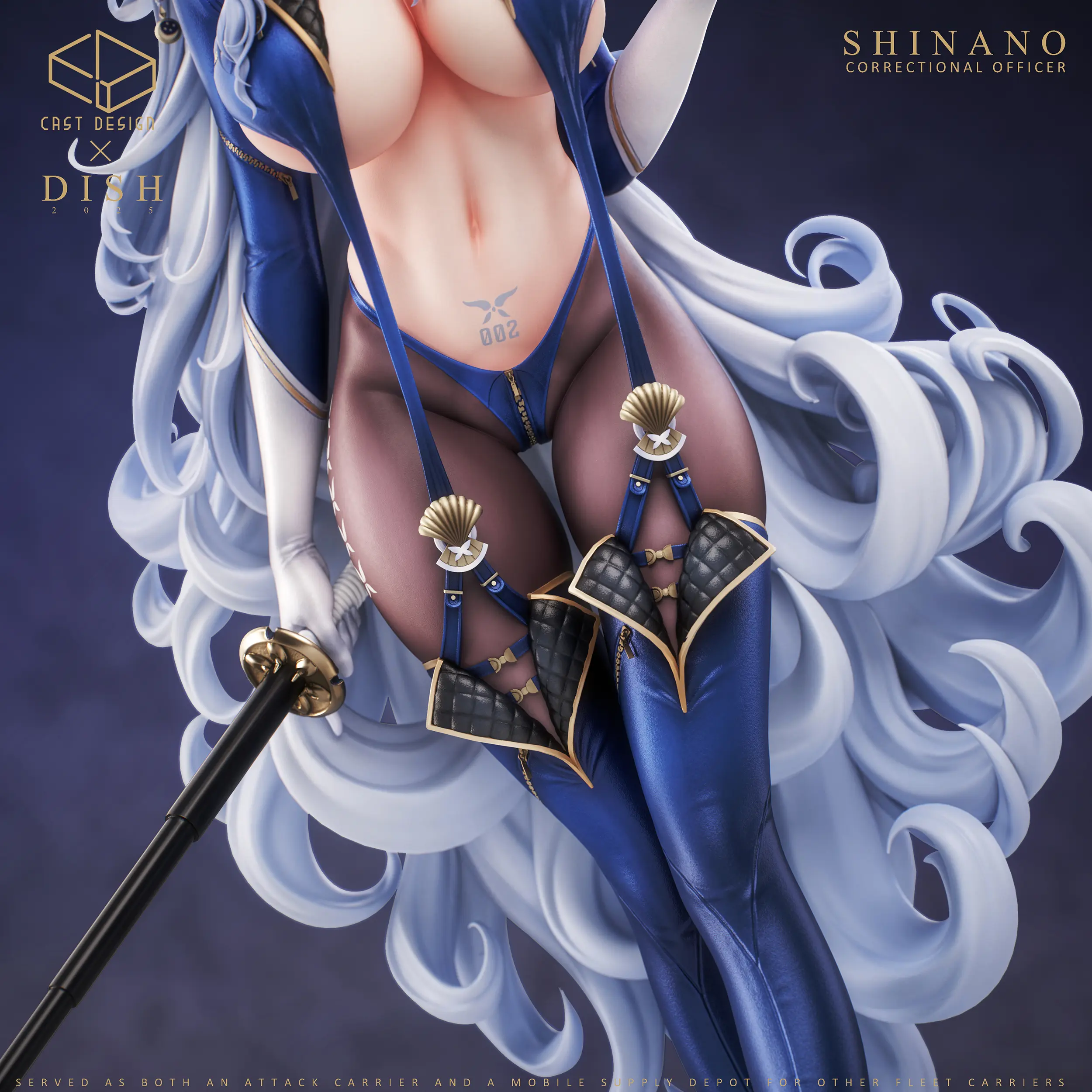 Cast Design Studio - Azur Lane No.5 Twin Police Sisters Shinano Statue (GK) 