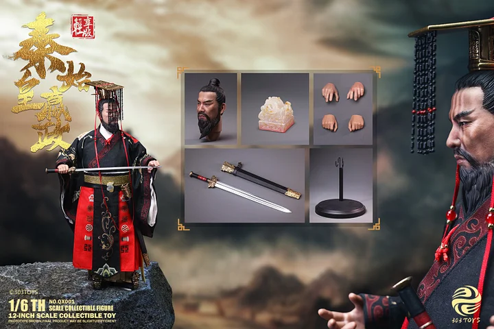 303TOYS - Collectible Action Figure NO.QX001 Qin Shi Huang - Ying Zheng (Enjoyment Edition) Licensed