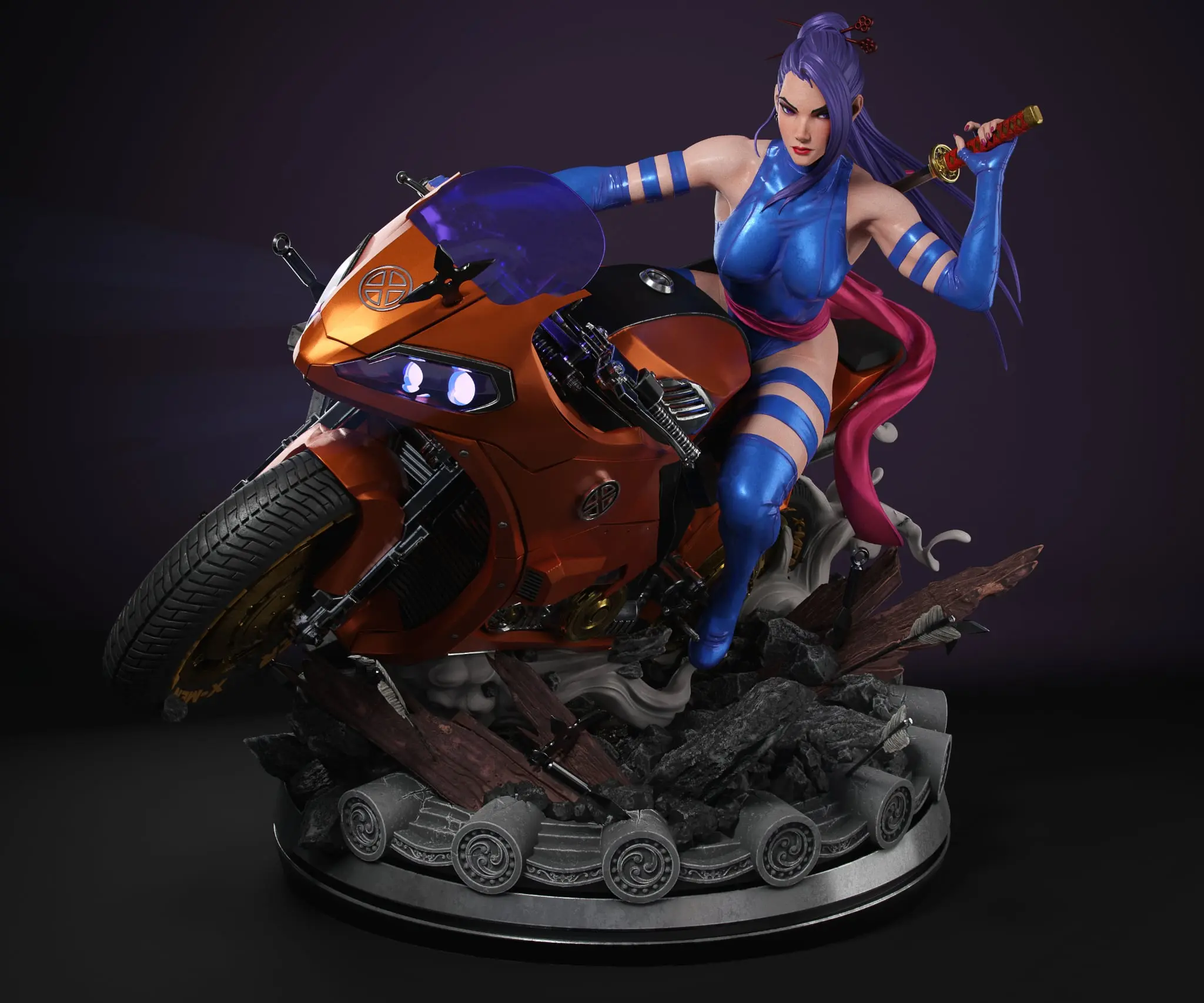 Epic Creations Studio - Psylocke X-men Statue (GK)