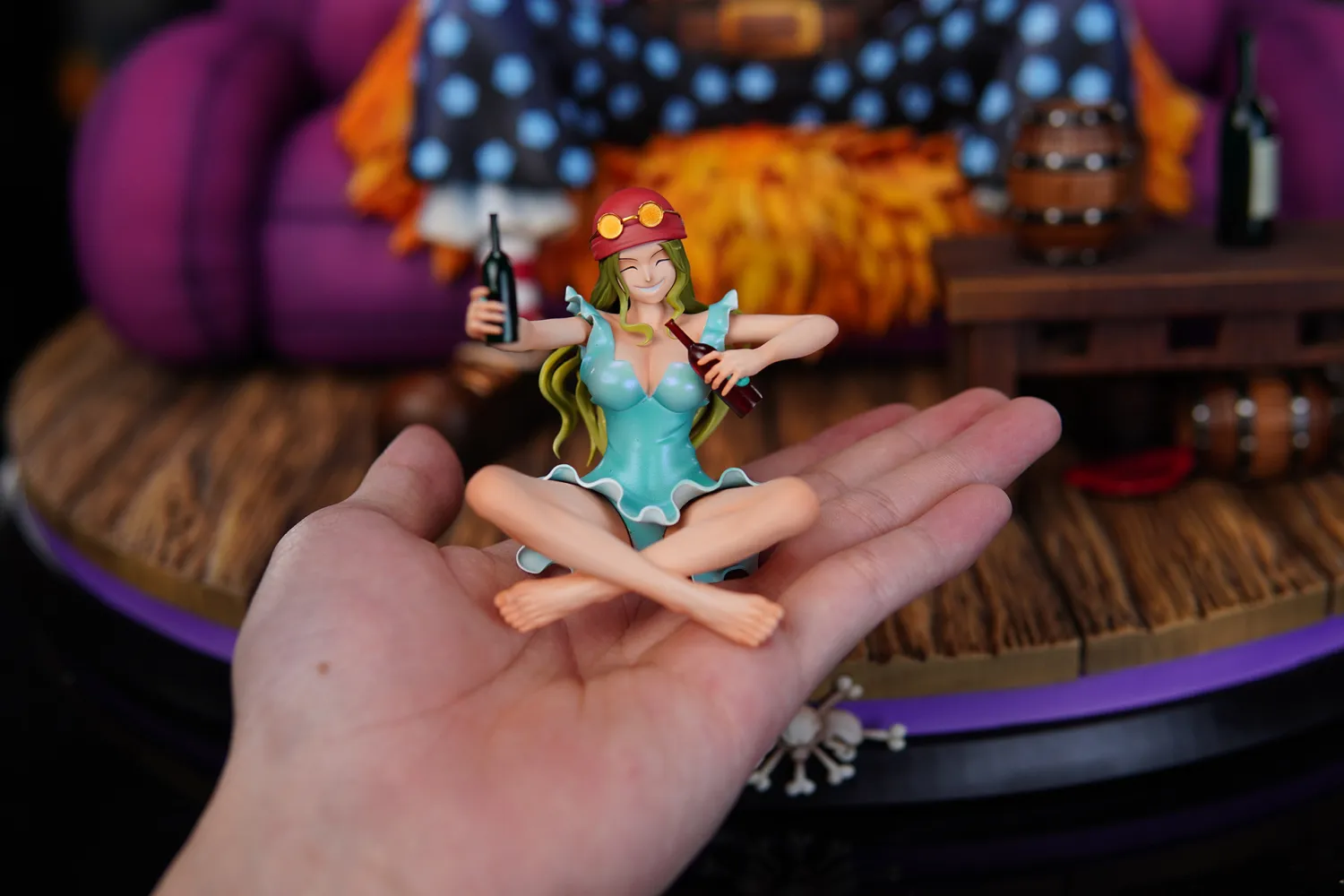 Tian Xie She Studio -One Piece Four Emperors Seated Teach Statue