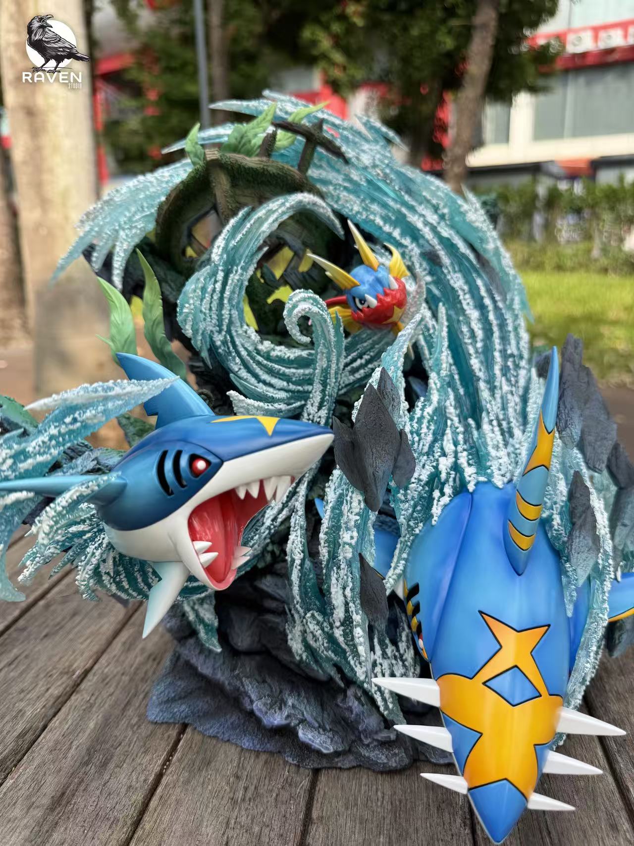 Raven Studio Sharpedo Evolution Series Statue