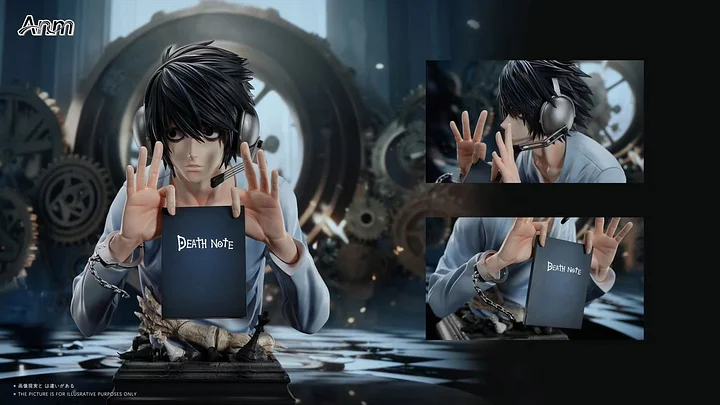 Anm Studio-  Bust Death Note L·Lawliet Statue